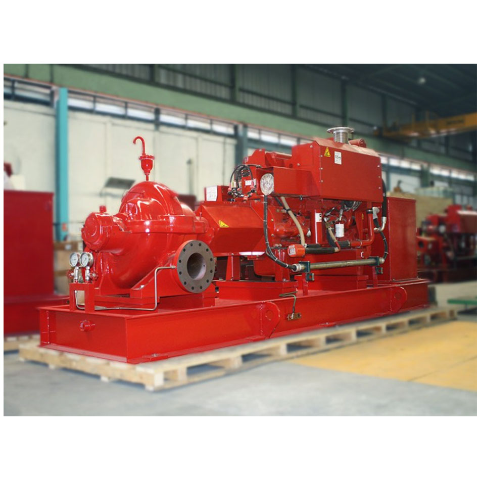 Fire pumps RUHRPUMPEN HD040317 with a horizontal split certified for fire-fighting systems