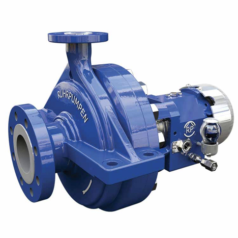 RUHRPUMPEN SCE centrifugal cantilever pumps with a radial split foot-mounted